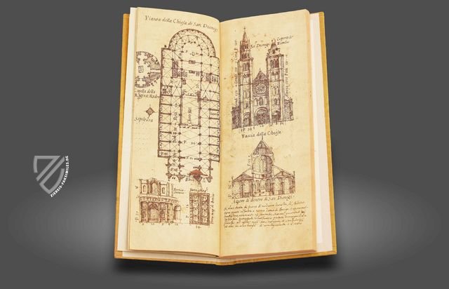 Das Reisenotizbuch von Vicenzo Scamozzi – Nova Charta – Musei Civici di Vicenza - Gabinetto dei Disegni e Stampe (Vicenza, Italien)