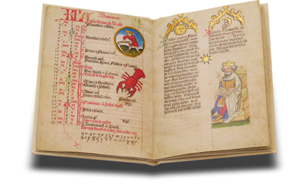 Astro-medizinischer Kalender Faksimile