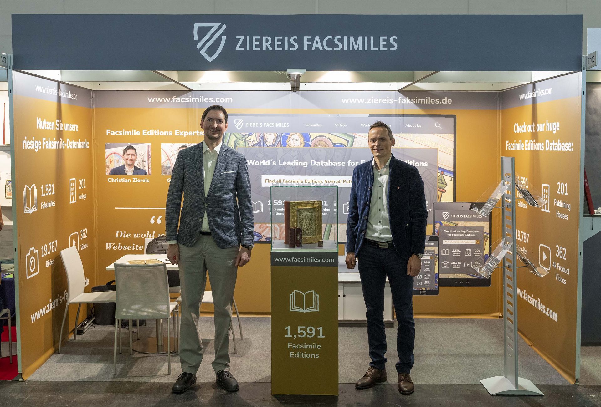 Ziereis Faksimiles auf der Buchmesse 2021 Ziereis Faksimiles auf der Buchmesse 2021