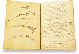 Leonardo da Vinci: Codex vom Flug der Vögel – Collezione Apocrifa Da Vinci – Biblioteca Reale di Torino (Turin, Italien)