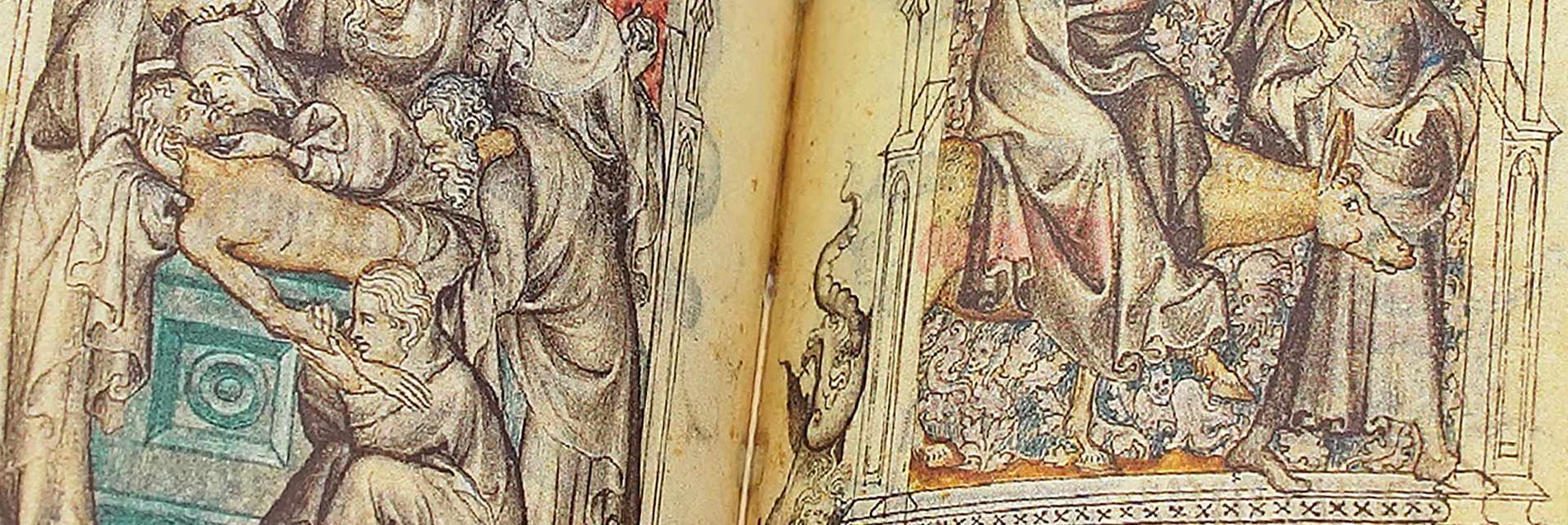 <i>Zauberhafte Grisaille-Miniaturen und fantasievolle Marginalien von Jean Pucelle</i>