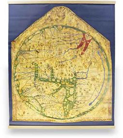 Hereford-Karte: Mappa Mundi – The Folio Society – Hereford Cathedral (Hereford, Vereinigtes Königreich)