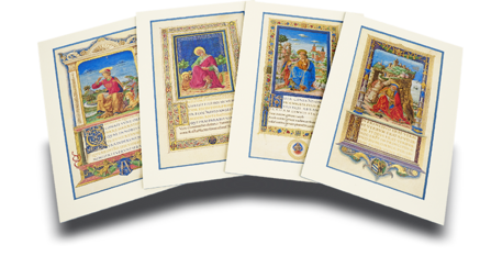 Die vier Evangelisten Faksimile