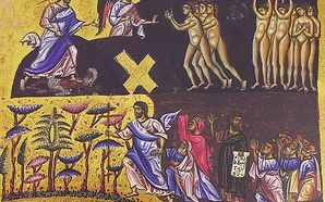 Hades gefesselt, zerborstene Türen im Flammenmeer und grauenerregende Höllenfratzen: Die variantenreiche Darstellung des Abstiegs Christi in die Unterwelt