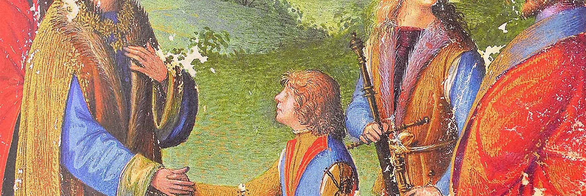 <i>“Zur Erziehung des jungen Maximilian Sforza, Sohn des mächtigen Herzogs von Mailand”</i>
