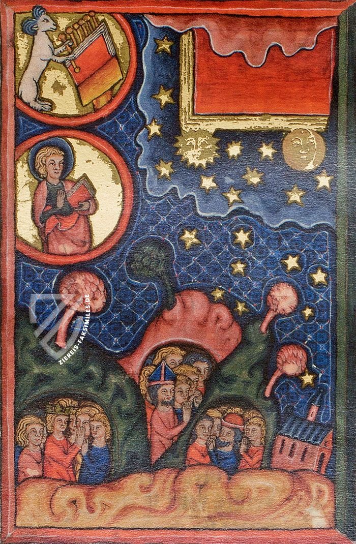 Apokalypse - Heinrich von Hesler – Orbis Pictus – Rps 64/III – Biblioteka Uniwersytecka Mikołaj Kopernik w Toruniu (Toruń, Polen) Apokalypse - Heinrich von Hesler – Orbis Pictus – Rps 64/III – Biblioteka Uniwersytecka Mikołaj Kopernik w Toruniu (Toruń, Polen)