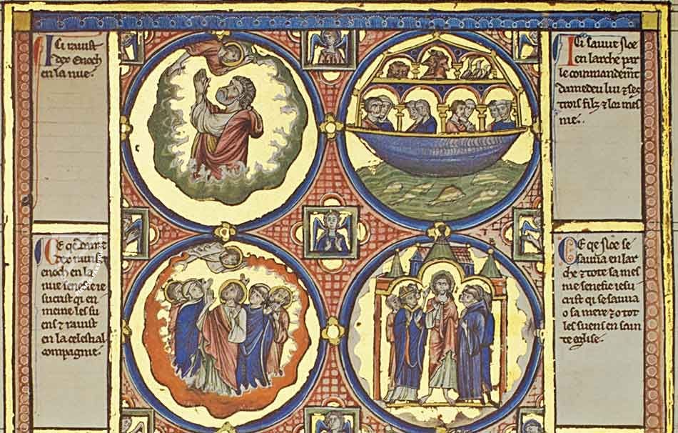 Bible moralisée – Imago – Cod. Vindob. 2554 – Österreichische Nationalbibliothek (Wien, Österreich)