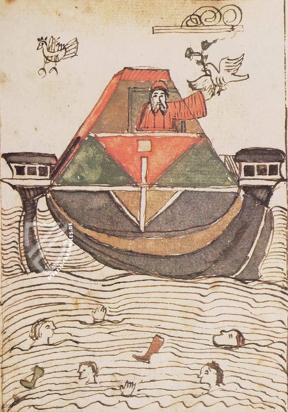 Bilder-Pentateuch des Moses da Castellazzo (Choumach-Codex) – Akademische Druck- u. Verlagsanstalt (ADEVA) – Codex 1164 – Żydowski Instytut Historyczny (Warschau, Polen)