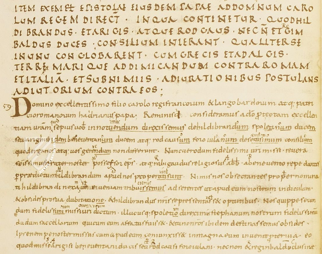 Codex Epistolaris Carolinus – Akademische Druck- u. Verlagsanstalt (ADEVA) – Cod. Vindob. 449, Jur. Can 83 – Österreichische Nationalbibliothek (Wien, Österreich)