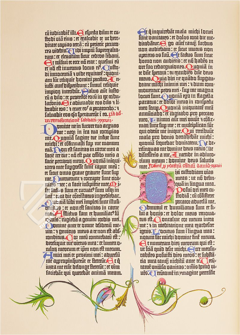 La Biblia de Gutenberg (Biblia de 42 líneas)