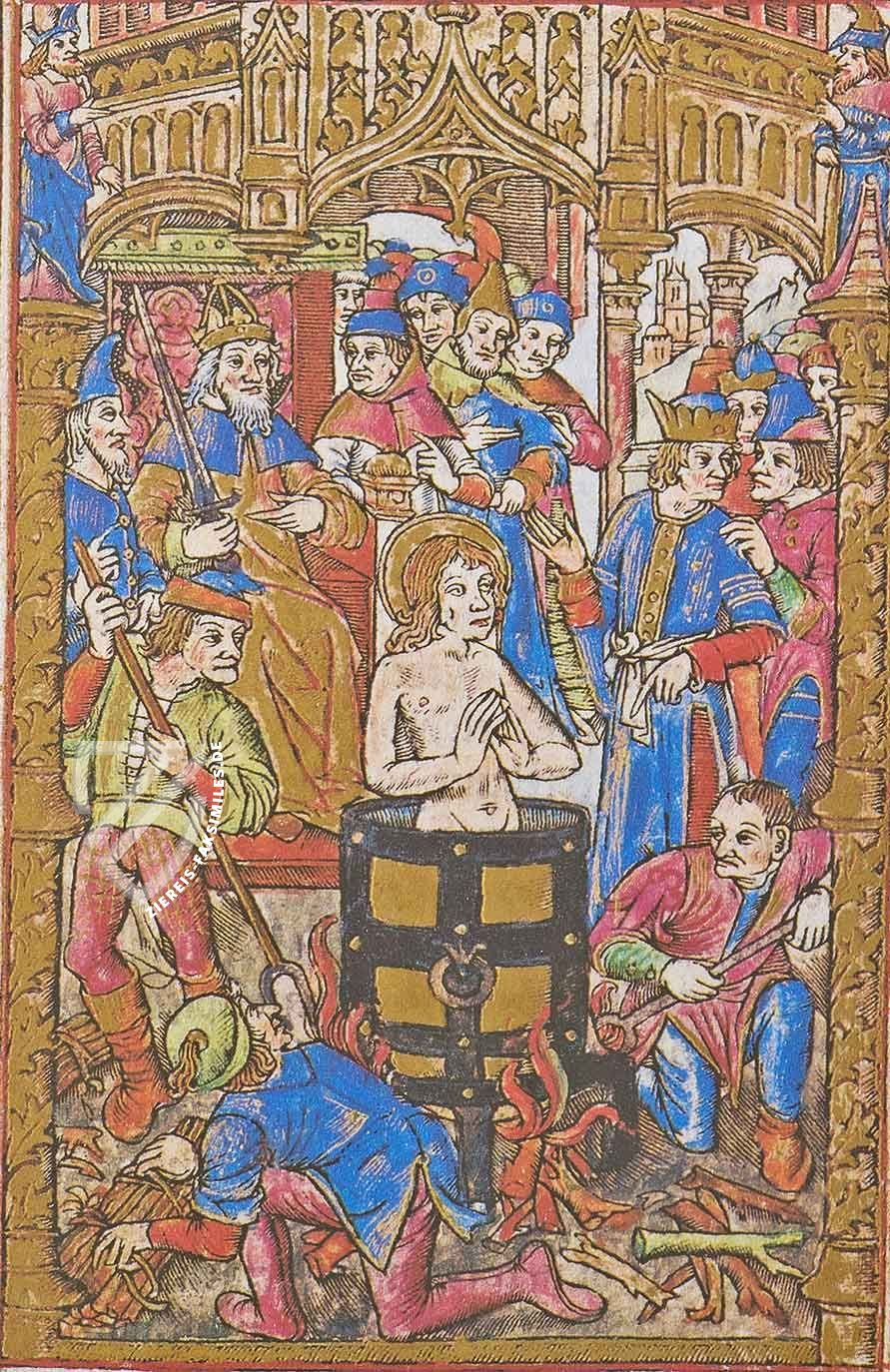 Libro de Horas incunable, en latín y francés, del Condotiero Ferrante d'Este