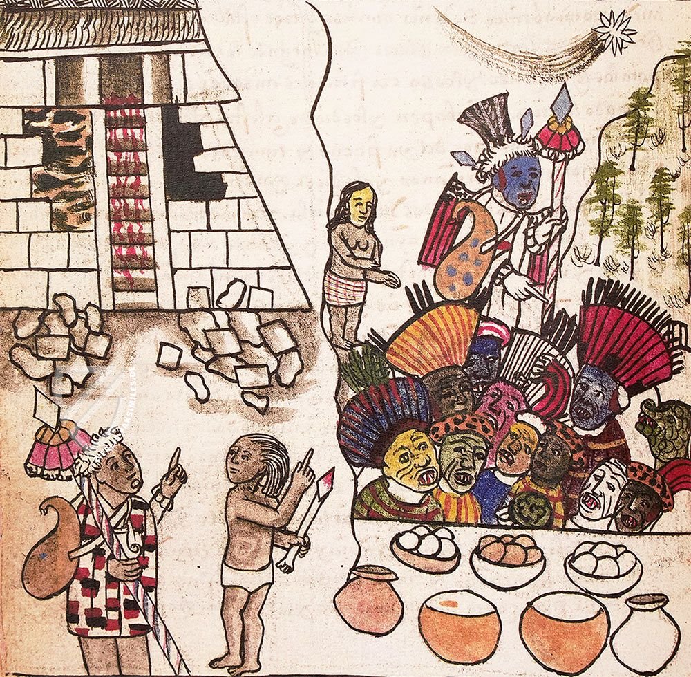 Codex aus Michoacán – Testimonio Compañía Editorial – Ç.IV.5 – Real Biblioteca del Monasterio (San Lorenzo de El Escorial, Spanien)