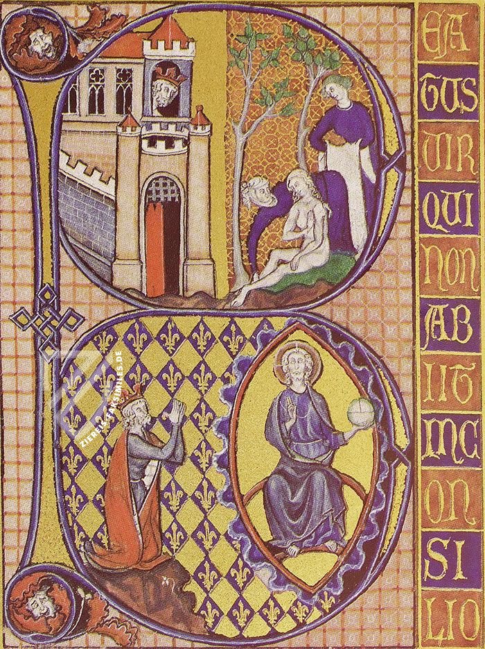 Psalter Ludwigs des Heiligen – Akademische Druck- u. Verlagsanstalt (ADEVA) – Ms. lat. 10525 – Bibliothèque nationale de France (Paris, Frankreich)