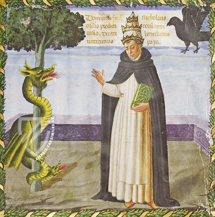 Vaticinia Pontificum von Benozzo Gozzoli – Patrimonio Ediciones – Ms. Harley 1340 – British Library (London, Vereinigtes Königreich)