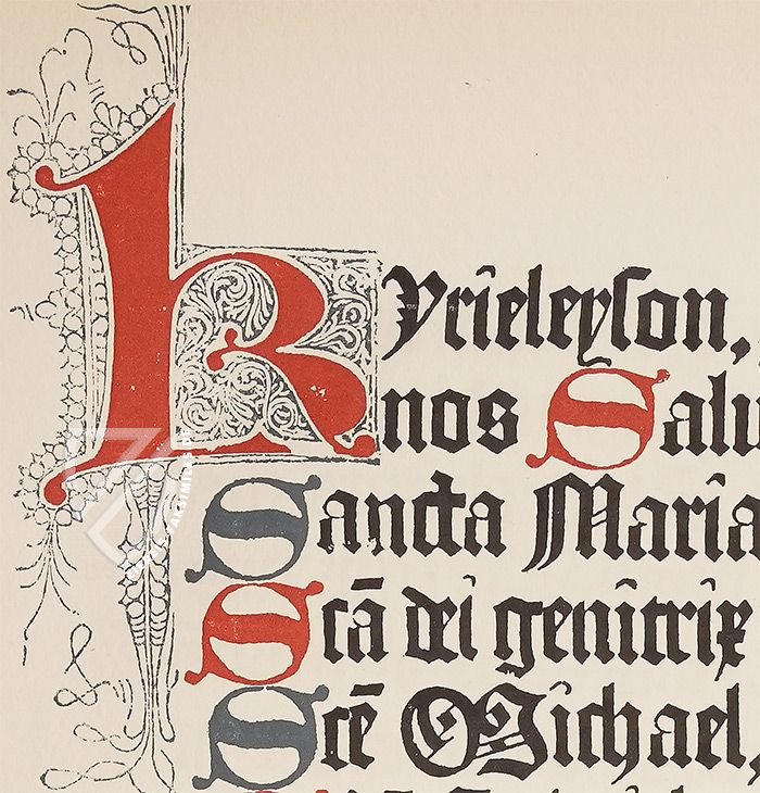 Mainzer Psalter – Verlag Bibliophile Drucke Josef Stocker – Ink. 4.B.1 – Österreichische Nationalbibliothek (Wien, Österreich)