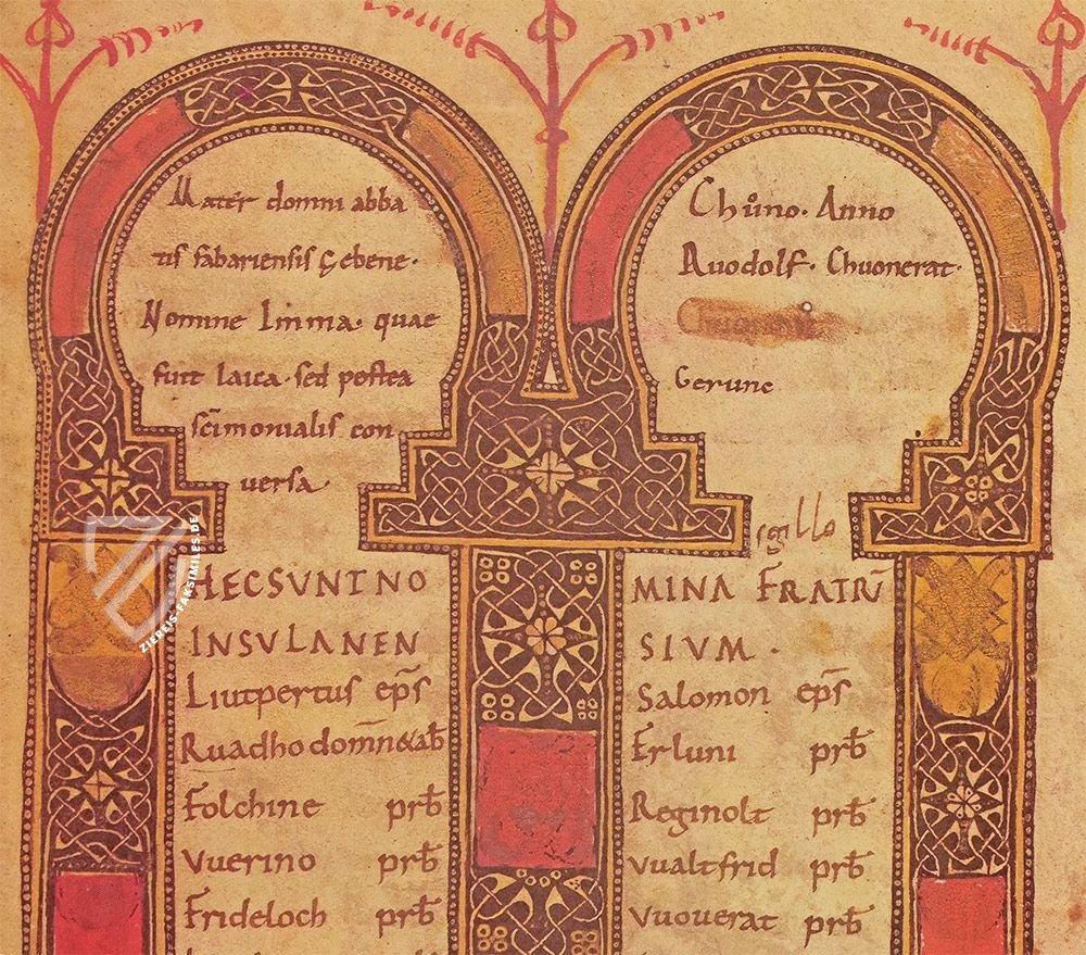 Liber viventium Fabariensis – Alkuin Verlag – Cod. Fab. 1 – Stiftsarchiv St. Gallen (St. Gallen, Schweiz)