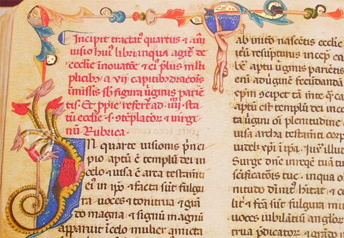 Das Buch der geheimen Offenbarung – Imago – Codex Ashb. 415 – Biblioteca Medicea Laurenziana (Florenz, Italien)