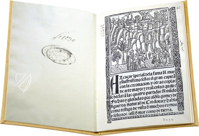 Alcaçar Imperial dela Fama del Muy Yllustrissimo Señor el Gran Capitan… – Vicent Garcia Editores – AN-7-5ª-10 (2) – Biblioteca General e Histórica de la Universidad (Valencia, Spanien)