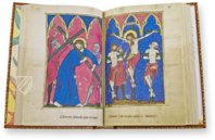 Anglo-Normannisches Martyrologium: Bilderbuch der Madame Marie – NAF 16251 – Bibliothèque nationale de France (Paris, Frankreich) Faksimile
