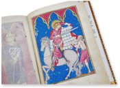 Anglo-Normannisches Martyrologium: Bilderbuch der Madame Marie – NAF 16251 – Bibliothèque nationale de France (Paris, Frankreich) Faksimile