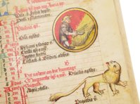 Astro-medizinischer Kalender – Quaternio Verlag Luzern – Ms. 7.141 – Bibliothèque nationale et universitaire (Strasbourg, Frankreich)