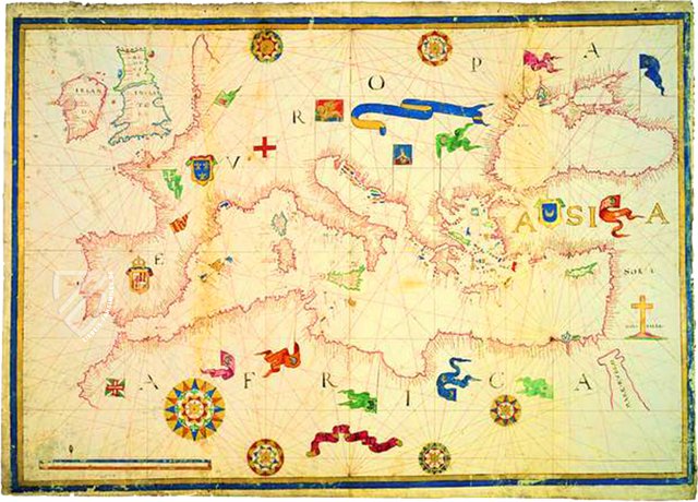 Atlas des Antonio Millo – Istituto Poligrafico e Zecca dello Stato –  Carte nautiche 6 – Biblioteca Nazionale Centrale di Roma (Rom, Italien)