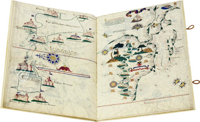 Atlas von Lázaro Luis – MS-14-1 – Academia das Ciências de Lisboa (Lissabon, Portugal) Faksimile