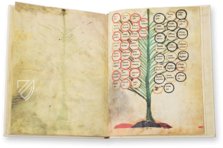 Baum der Philosophie der Liebe von Ramon Llull – Millennium Liber – F-129 – Biblioteca Diocesana de Mallorca (Palma de Mallorca, Spanien)