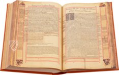 Bibel des Heiligen Johannes von Ribera - 1540 – Ajuntament de Valencia – V-18 – Biblioteca del Real Colegio-Seminario de Corpus Christi (Valencia, Spanien)