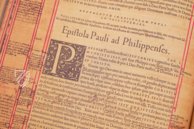 Bibel des Heiligen Johannes von Ribera - 1540 – Ajuntament de Valencia – V-18 – Biblioteca del Real Colegio-Seminario de Corpus Christi (Valencia, Spanien)