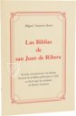 Bibel des Heiligen Johannes von Ribera - 1540 – Ajuntament de Valencia – V-18 – Biblioteca del Real Colegio-Seminario de Corpus Christi (Valencia, Spanien)
