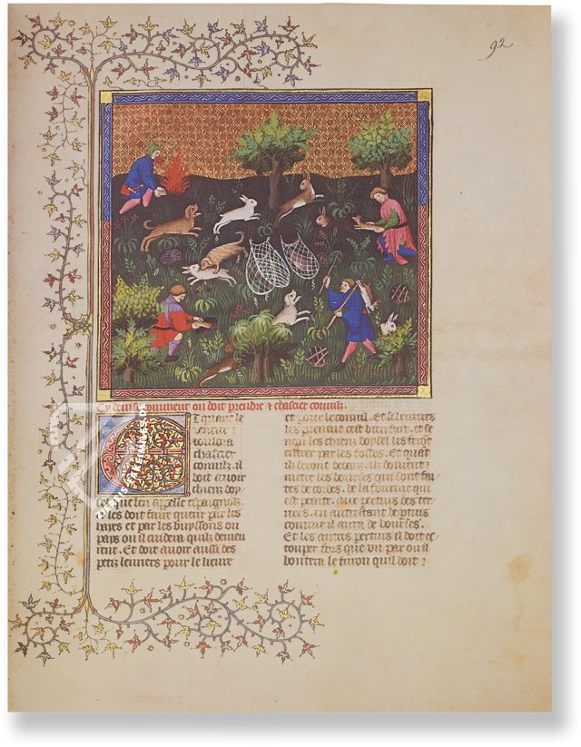 Buch der Jagd von Gaston Phoebus – Edilan – Ms. fr. 616 – Bibliothèque nationale de France (Paris, Frankreich)