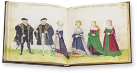 Buch der Kostüme – Res/285 – Biblioteca Nacional de España (Madrid, Spanien) Faksimile