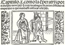 Buch der Sieben Weisen von Rom – Vicent Garcia Editores – R/39781 – Biblioteca Nacional de España (Madrid, Spanien)