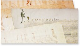 Bulle Alexanders VI. Borgia – Archivo General (Simancas, Spanien) / Archivo de Indias y de Protocolos (Sevilla, Spanien) / Archivo Nacional de la Torre do Tombo (Lisabon, Portugal) Faksimile