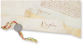 Bulle Alexanders VI. Borgia – Testimonio Compañía Editorial – Archivo General (Simancas, Spanien)