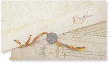 Bulle Alexanders VI. Borgia – Testimonio Compañía Editorial – Archivo General (Simancas, Spanien)