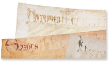 Bulle Alexanders VI. Borgia – Testimonio Compañía Editorial – Archivo General (Simancas, Spanien)