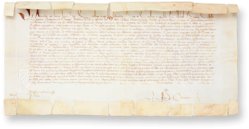 Bulle Alexanders VI. Borgia – Testimonio Compañía Editorial – Archivo General (Simancas, Spanien)