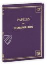 Champollions Notizbuch – BiblioGemma – NAF 20374 – Bibliothèque nationale de France (Paris, Frankreich)