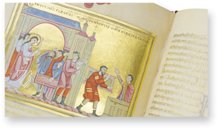Codex Aureus Escorialensis – Testimonio Compañía Editorial – Vitr. 17 – Real Biblioteca del Monasterio de San Lorenzo de El Escorial (San Lorenzo de El Escorial, Spanien) Codex Aureus Escorialensis – Testimonio Compañía Editorial – Vitr. 17 – Real Biblioteca del Monasterio de San Lorenzo de El Escorial (San Lorenzo de El Escorial, Spanien)