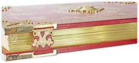 Codex Aureus Escorialensis – Testimonio Compañía Editorial – Vitr. 17 – Real Biblioteca del Monasterio de San Lorenzo de El Escorial (San Lorenzo de El Escorial, Spanien) Codex Aureus Escorialensis – Testimonio Compañía Editorial – Vitr. 17 – Real Biblioteca del Monasterio de San Lorenzo de El Escorial (San Lorenzo de El Escorial, Spanien)