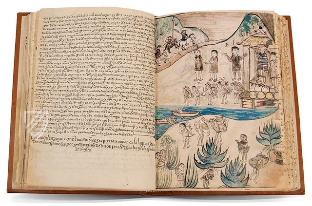 Codex aus Michoacán – Ç.IV.5 – Real Biblioteca del Monasterio (San Lorenzo de El Escorial, Spanien) Faksimile