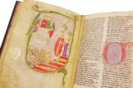 Codex Calixtinus – Siloé, arte y bibliofilia – Ms. 2631 – Universidad de Salamanca / Archivo de la Catedral (Salamanca, Spanien)