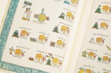 Codex Mendoza – University of California Press – MS. Arch. Selden. A. 1 – Bodleian Library (Oxford, Vereinigtes Königreich) Codex Mendoza – University of California Press – MS. Arch. Selden. A. 1 – Bodleian Library (Oxford, Vereinigtes Königreich)