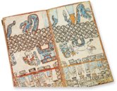 Codex Tro-Cortesianus (Codex Madrid) – Testimonio Compañía Editorial – Inventario: 70300 – Museo de América (Madrid, Spanien)