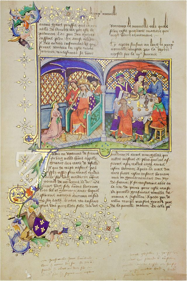 Boccaccios Dekameron – Scriptorium – Ms. 5070 – Bibliothèque de l'Arsenal (Paris, Frankreich)