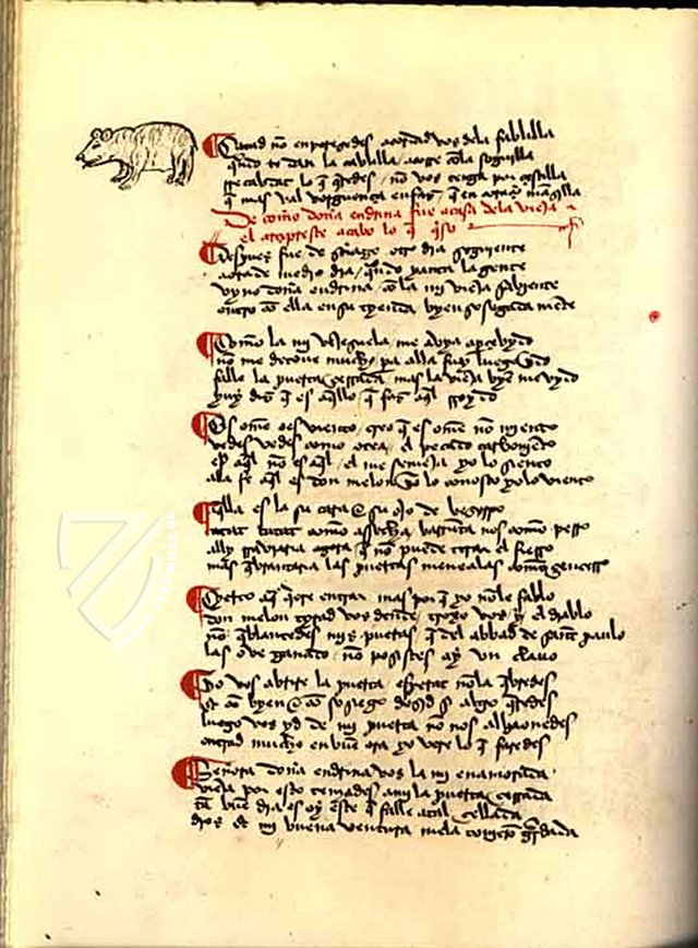 Buch der guten Liebe – ms. 2663 – Universidad de Salamanca (Salamanca, Spanien)