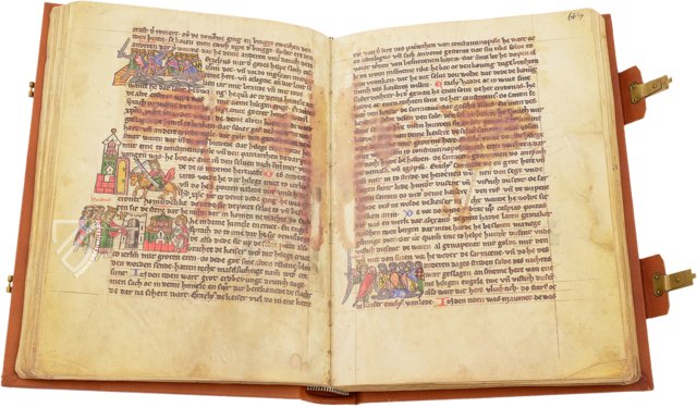 Buch der Welt: Die sächsische Weltchronik – Ms. Memb. I 90 – Forschungs- und Landesbibliothek (Ghota, Deutschland)