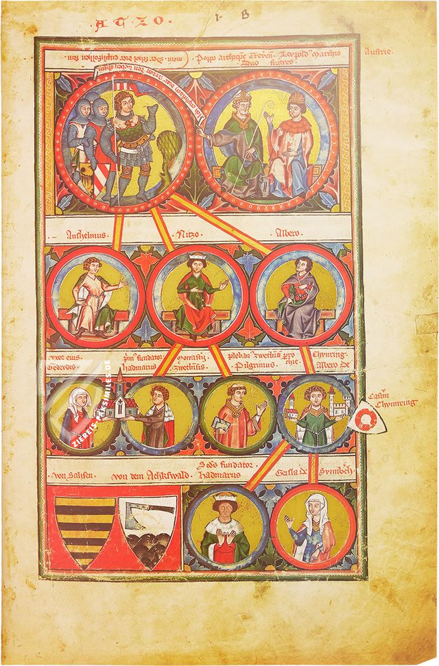 Stifterbuch des Klosters Zwettl - "Bärenhaut" – Akademische Druck- u. Verlagsanstalt (ADEVA) – Hs. 2/1 – Stift Zwettl (Zwettl, Österreich)